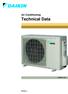 Air Conditioning. Technical Data EEDEN RXS-L