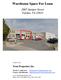 Warehouse Space For Lease