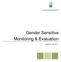 Gender Sensitive Monitoring & Evaluation. Draft Guide - May 2012