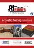 acoustic flooring solutions