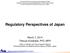 Regulatory Perspectives of Japan