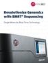 Revolutionize Genomics with SMRT Sequencing. Single Molecule, Real-Time Technology