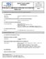 SAFETY DATA SHEET Revised edition no : 0 SDS/MSDS Date : 4 / 12 / 2012
