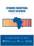 DYNAMIC INDUSTRIAL POLICY IN AFRICA
