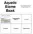 Aquatic Biome. Book. Saltwater Marsh. Anthropogenic Influence. Examples. Producers Consumers Abiotic Factors