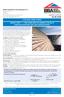 TYVEK ROOF LINING SYSTEMS PRODUCT SHEET 1 TYVEK SUPRO ROOF TILE UNDERLAY FOR USE IN WARM NON-VENTILATED AND COLD VENTILATED ROOFS