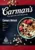 Carman s Refresh. Category Food Producer. Client Carman s Fine Foods. Design Consultancy Elmwood