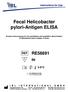 Fecal Helicobacter pylori-antigen ELISA