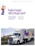 FedEx Freight 100-Q Rules Tariff