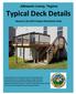 Typical Deck Details. Albemarle County, Virginia. Based on the 2012 Virginia Residential Code