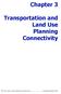 Transportation and Land Use Planning Connectivity