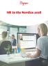 HR in the Nordics 2018