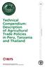 Technical Compendium: Description of Agricultural Trade Policies in Peru, Tanzania and Thailand