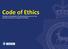 Code of Ethics. Principles and Standards of Professional Behaviour for the Policing Profession of England and Wales