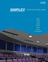 SIMPLEX THE NEW WAVE IN METAL CEILINGS PANELS PLANKS LINEAR SCREENS CURVED CUSTOM NEW PRODUCTS /SIM BuyLine 6046 SIMPLEXCEILINGS.