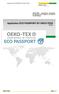 Application ECO PASSPORT BY OEKO-TEX (English)