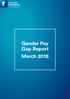 Gender Pay Gap Report March 2018