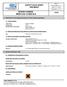 SAFETY DATA SHEET Revised edition no : 0 SDS/MSDS Date : 11 / 7 / 2013