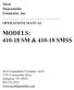 MODELS: SM & SMSS