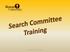 OED Search Committee Training
