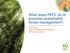 What does PEFC do to promote sustainable forest management? Sarah Price Head of Projects & Development, PEFC International