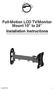Full-Motion LCD TV/Monitor Mount 10 to 24 Installation Instructions