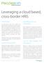 Leveraging a cloud based, cross-border HRIS