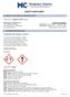 SAFETY DATA SHEET 1. PRODUCT AND COMPANY IDENTIFICATION. Product name: MontBrite 1240 solution