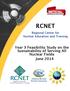 RCNET. Year 3 Feasibility Study on the Sustainability of Serving All Nuclear Fields June Regional Center for Nuclear Education and Training