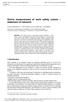 Online measurement of work safety culture statement of research