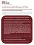 Sample Corporate Risk Management Policy