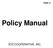 ITEM 13 Policy Manual