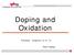 Doping and Oxidation