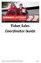 Ticket Sales Coordinator Guide
