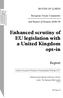 Enhanced scrutiny of EU legislation with a United Kingdom opt-in