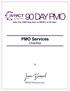 PMO Services Checklist