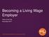 Becoming a Living Wage Employer