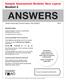 Sample Assessment Booklet: New Layout Booklet 2 ANSWERS. Ontario Secondary School Literacy Test (OSSLT) 2015