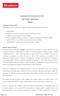 Regulatory Information Sheet (RIS) High Density Polyethylene JV060U