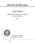 LA14-04 STATE OF NEVADA. Audit Report. Department of Business and Industry Taxicab Authority Legislative Auditor Carson City, Nevada