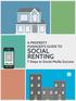 A PROPERTY MANAGER S GUIDE TO SOCIAL RENTING