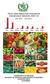 FRUIT, VEGETABLES AND CONDIMENTS STATISTICS OF PAKISTAN