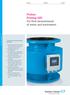 Proline Promag 400 For flow measurement of water and wastewater