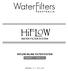 HIFLOW INLINE FILTER SYSTEM OWNER'S MANUAL
