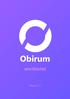 Obirum WHITEPAPER. Version 2.1.1