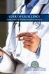 CODE OF EXCELLENCE. A Guide to Ethical and Professional Conduct for Contractors