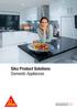 Sika Product Solutions Domestic Appliances