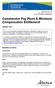 Commission Pay Plans & Minimum Compensation Entitlement