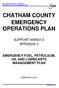 CHATHAM COUNTY EMERGENCY OPERATIONS PLAN
