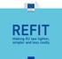 REFIT. Making EU law lighter, simpler and less costly